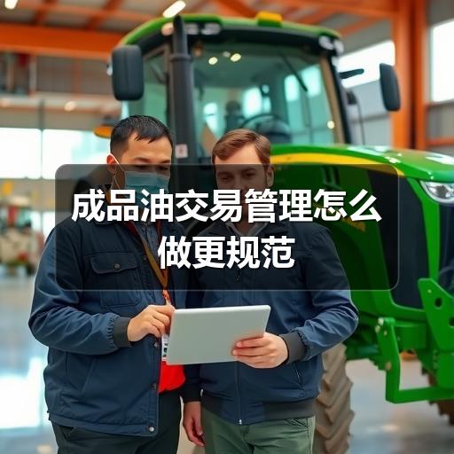 成品油交易管理怎么做更规范 成品油交易管理怎么做更规范